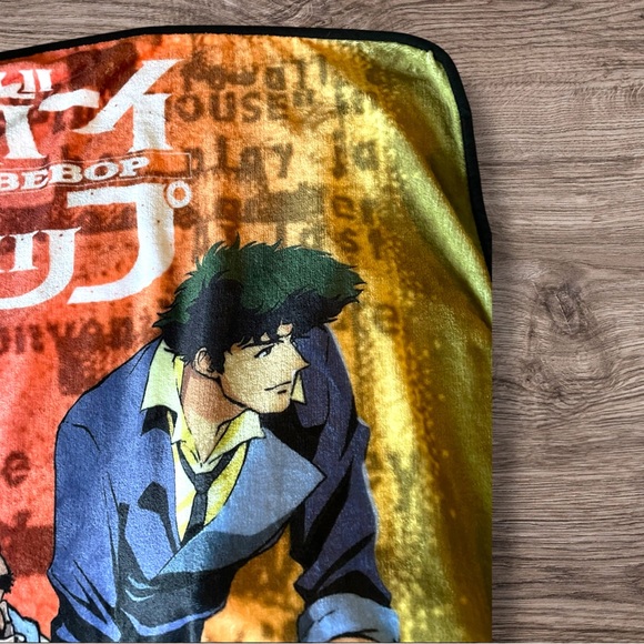 Cowboy Bebop Group CB Sessions Lightweight Ultra Soft Vibrant Throw 42”X60” EUC